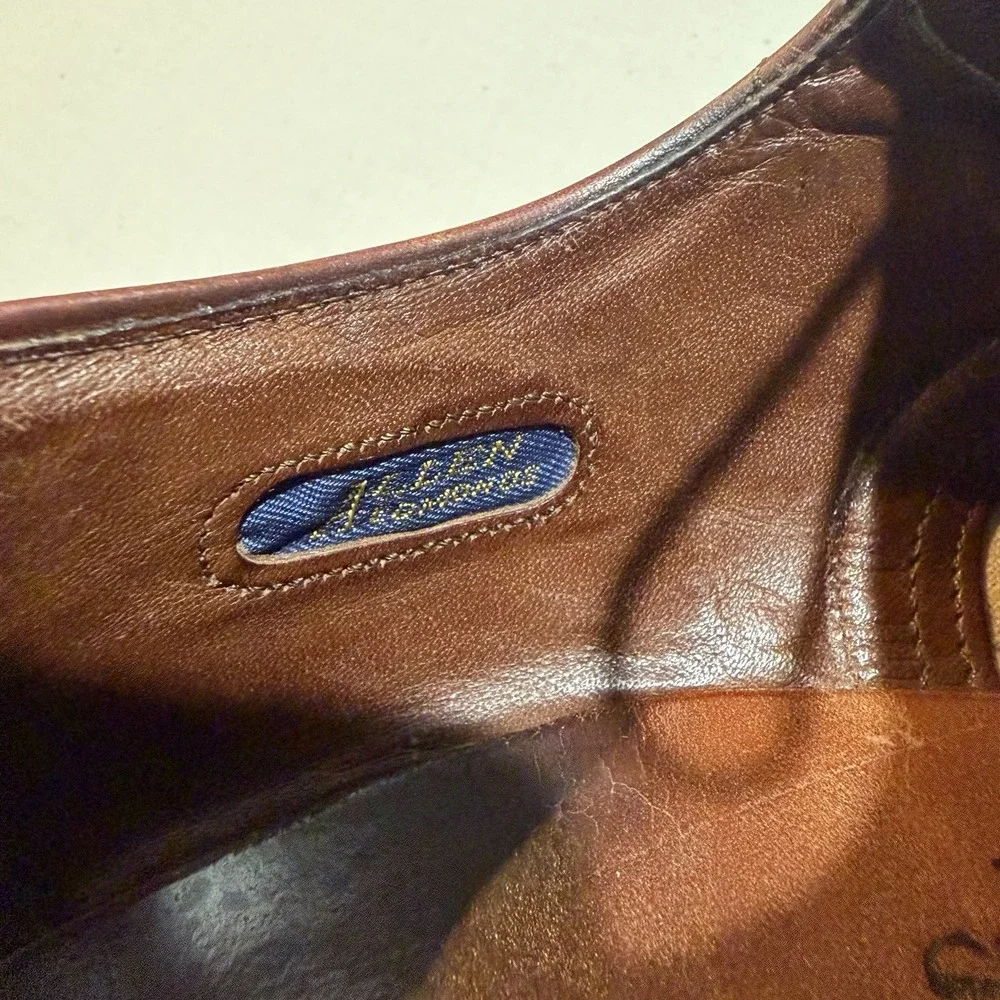 Allen Edmonds Chester Wingtip Oxfords Brown Leather Mens 8 A Narrow 4612 USA